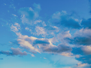 Obraz premium colorful sunset clouds, nature background