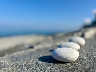 stones on the beach