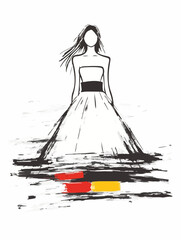 Aus der Serie: Design, Fashion und Modells, Entwürfe und Skizzen
