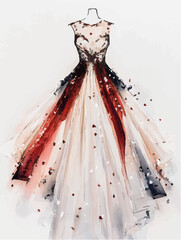 Aus der Serie: Design, Fashion und Modells, Entwürfe und Skizzen
