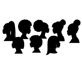 silhouette of a woman