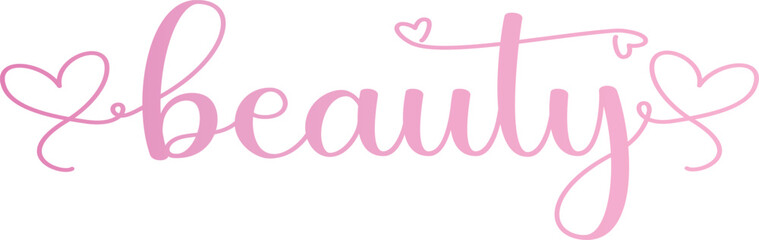 Pink script calligraphy text 
