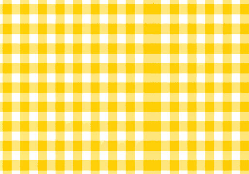  Yellow gingham background	
