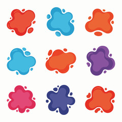 Fototapeta premium Colors collide in vibrant harmony creating bold and lively visual experiences