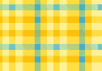Seamless tartan pattern orange plaid fabric texture design