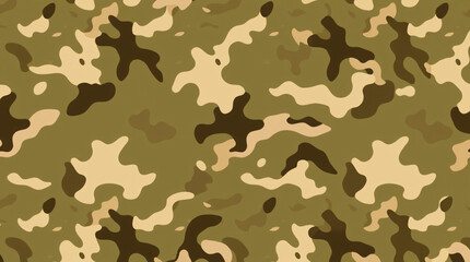 Fototapeta premium Seamless green digital camouflage pattern, vibrant and tactical for military or outdoor use.