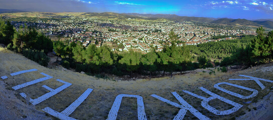 Panoramic view of Antalya's Korkuteli district