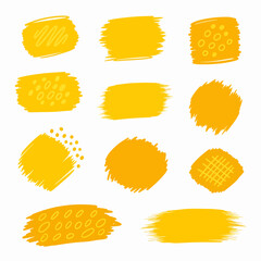 Colorful comic speech bubbles vector illustration with paint splash design elements