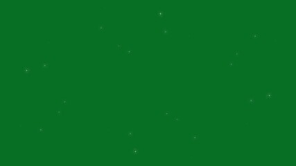 White simple sparkles trail, glittering stars trail moving horizontally from left to right on green screen background. Bokeh light lights effect, Glitter sparkle animated, White shining dust light. - Powered by Adobe
