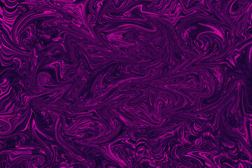 Abstract swirling patterns of deep purple and magenta hues