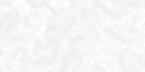 Black and white lines seamless Topographic map patterns, topography line map. Vintage outdoors style. The stylized height of the topographic map contour in lines and contours isolated on transparent.	