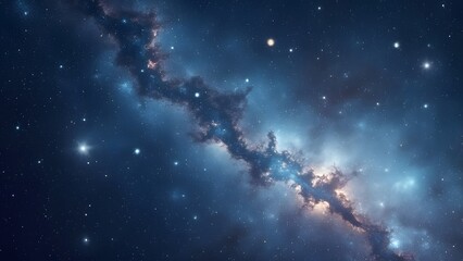 Fototapeta premium Stunning Cosmic Nebula Deep Space Galaxy Background