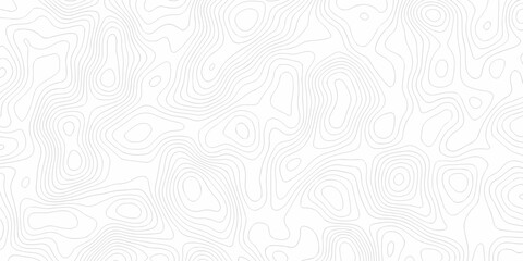 Black and white lines seamless Topographic map patterns, topography line map. Vintage outdoors style. The stylized height of the topographic map contour in lines and contours isolated on transparent.	