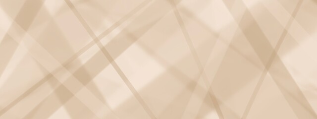 Beige abstract geometric background with transparent overlapping diagonal lines.
