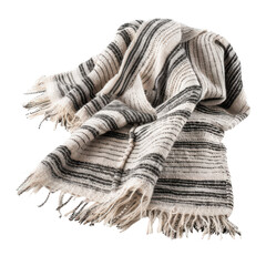 Cozy up with this soft striped throw blanket for a warm and inviting home decor look