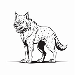 wolf vector illustration