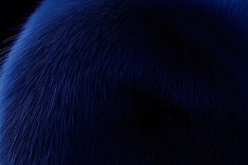 Deep Blue Fur Texture Background Image