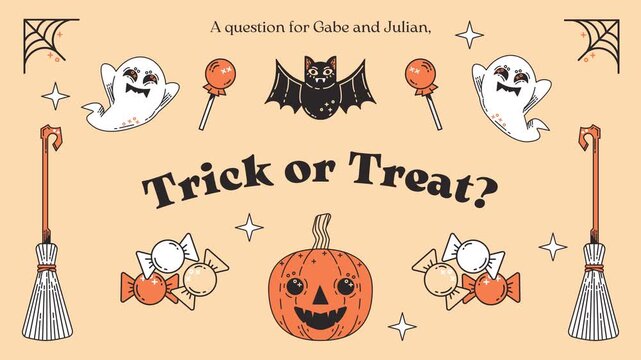 set of halloween elements