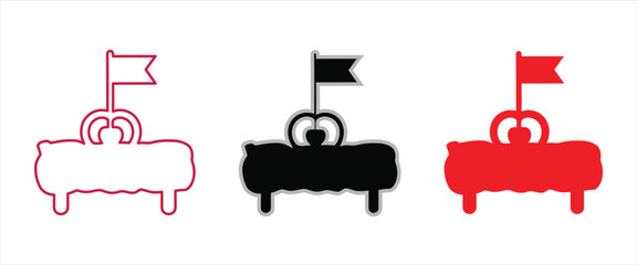 Illustration of a go kart in different colors gokarting is a popular recreational activity and a form of motorsport racing