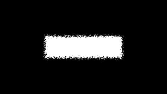 Set of white ink brush strokes. Hand-painted abstract elements. Motion graphics and digital text banner animation. 4k