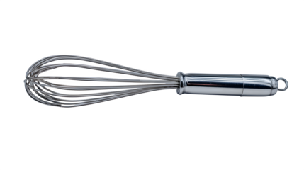 wire whisk isolated on white