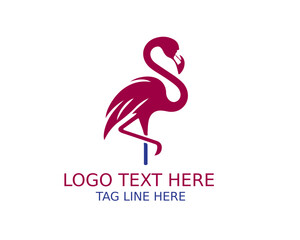 Obraz premium The Flamingo Logo