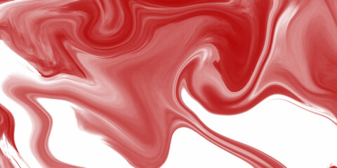 Obraz premium The texture of Red and white marble pattern modern style Liquid background. Elegant red marble texture for background design and decorative purposes featuring swirling veins and modern artistic. 