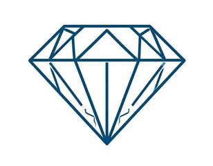 Simple, outlined diamond graphic (2)