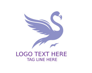 Obraz premium Flamingo Logo Design