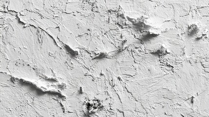 Distressed Plaster Surface: Monochromatic Architectural Texture with Layered Details and Rough, Aged Finish