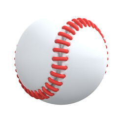 baseball ball isolated on white