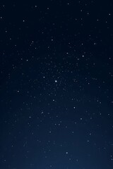 Fototapeta premium Vast expanse of a dark night sky filled with countless twinkling stars and distant celestial bodies creating a serene cosmic backdrop