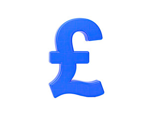 A bright blue currency symbol floats against a stark black background