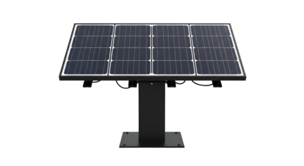 Single Solar Panel on Black Background ca390550362da71b00b4421e1e253ffddr