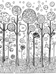 Aus der Serie: Malbuch, hygge, coloring, page, arbeitsblatt, grundschule, kids, painting, malbuch, malseite, printable, mandala, katze, ferien, urlaub, abstrakt, erholung, erwachsene, doodle, 