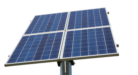 Solar Panel Array on Pole image whisk