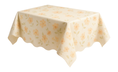 Elegant disposable paper tablecloth for easy cleanup at family gatherings.