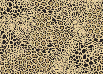 Leopard cheetah pattern design background. Animal print vector illustration background. Wildlife fur skin design illustration for web, home decor, fashion, surface, graphic design