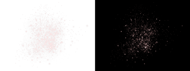 This premium PNG overlay beautifully features luminous particles and festive glitter, perfect for elegant photo effects