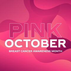 Pink Ribbon Symbol of Breast Cancer Awareness and Support