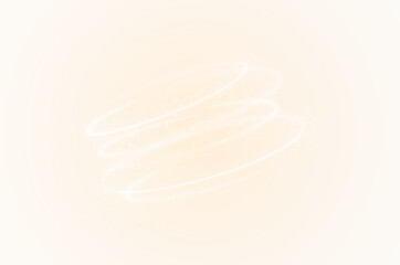 Sleek light swirl effect on orange background Sparkle PNG transparent Overlay design with glowing lines