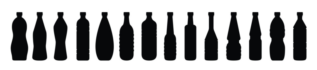 plastic bottle clipart vector design illustration isolated