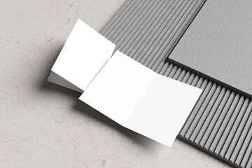 Clean Card and A5 Bifold Mockup for showcasing your design to clients
