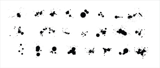 Set of grunge vector illustration