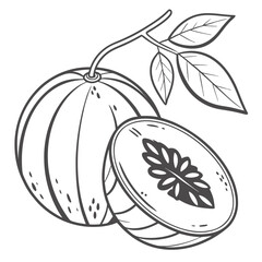 palestinian sweet lime on white background 