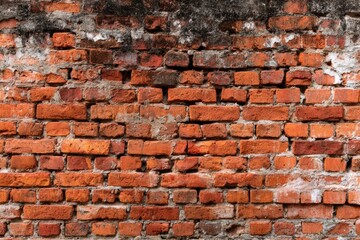 Naklejka premium Old, weathered brick wall