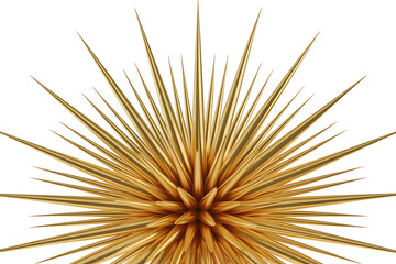 Obraz premium Radiant golden starburst bursts outwards, creating a dynamic and striking visual display.