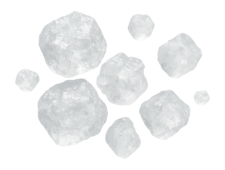 Large granule dishwasher salt that dissolves slowly to prevent limescale buildup.