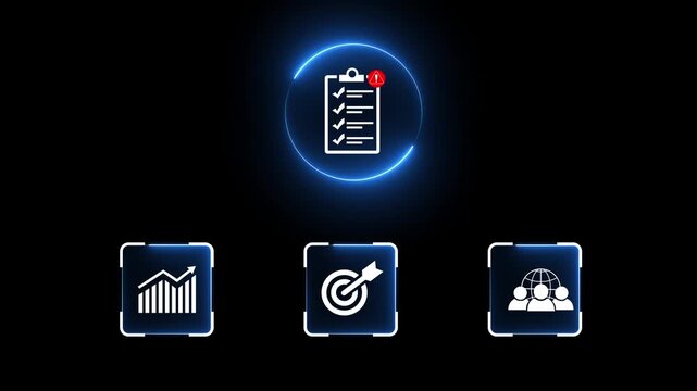 Businesswomen managing and assessing risks for business investment, business risk control and risk management strategies, forecasting, estimating, financial business Internet and network concept. 4k