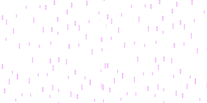 Background of small purple shapes isolated on transparent background for design